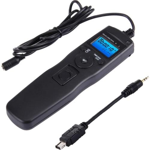 LCD Time Lapse Intervalometer Shutter Release Digital Timer Camera Remote Controller with N10 Cable for NIKON D90 D5000 D7000