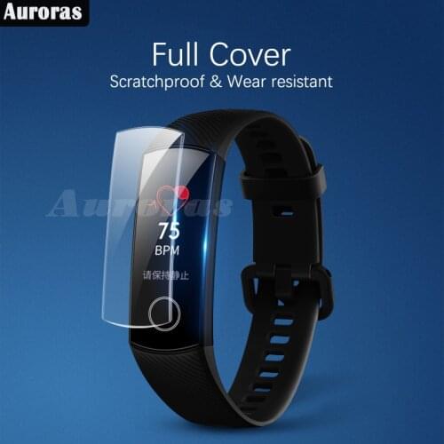2 Pcs For Honor Bnad 5 Screen Protector Film Tempered Glass Smart Watch For Honor Band 4 Film Case