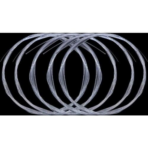 Shaddock 20Pcs 9FT Tapered Leader Fly Fishing Line Nylon Fly Fishing Leader Tool Size 1X/2X/3X/4X/5X