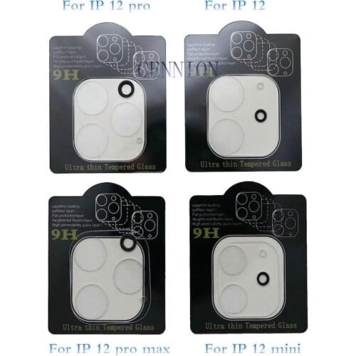 3D Ultra-thin Lens Film Camera Tempered Glass screen Protector for iPhone 12 mini 5.4" pro 6.1" pro max 6.7" XR XS X 100pcs