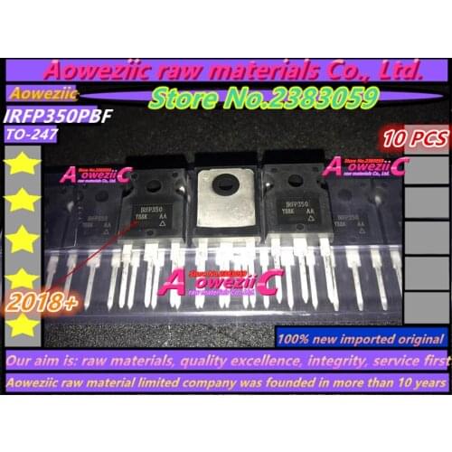Aoweziic 2018+ 100%new imported original IRFP350 IRFP350PBF TO-247 field effect transistor 16A 400V