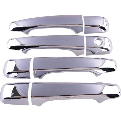 8Pcs Car Chrome Side Exterior Door Handle Cover Trim Fit for Volvo XC60 2015 2014 2013 2012 2011 2010