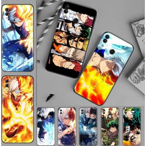 Todoroki Boku no hero academia Anime Phone Case For Huawei Honor view 7a5.45inch 7c5.7inch 8x 8a 8c 9 9x 10 20 10i 20i lite pro