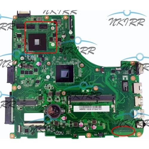 DAZQMBMB6B0 ZQMB NBMRX11003 NBMRX11002 NB.MRX11.003 NB.MRX11.002 DDR3 Motherboard for Acer Aspire E 14 E5-411 E5-411G