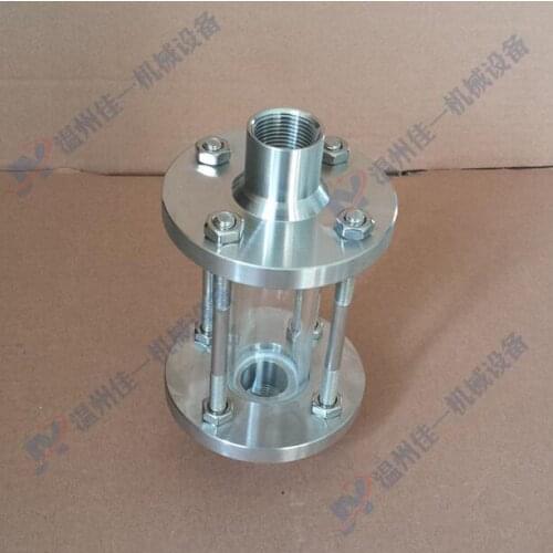 DN15-DN50 Threaded glass tube mirrors for choose Sanitary Tri Clamp Sight Glass, Stainless Steel 304