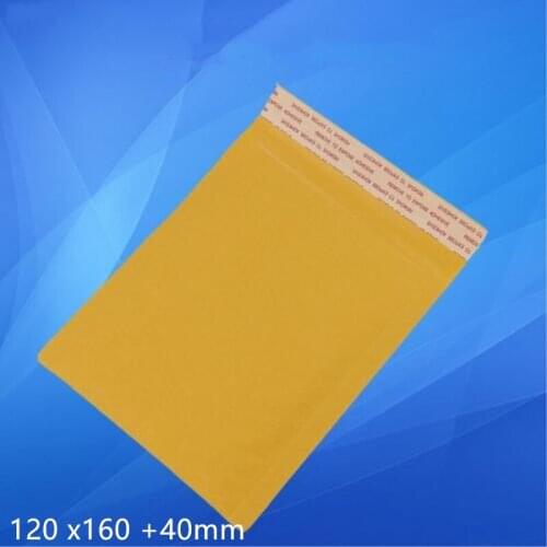 4.7*6.3 inch 12*16cm+4cm Kraft Bubble Mailers Envelopes Wrap Bags Padded Envelope Mail Packing Pouch Free Shipping