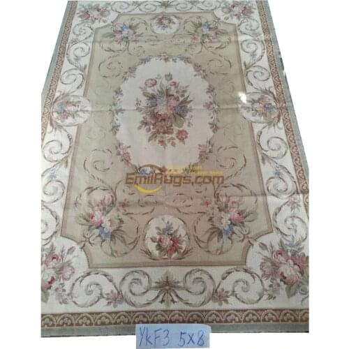 Needle-point Carpets Are Good Home Decor For Handmade Wool Woven Art Carpet Natural Sheep Wool