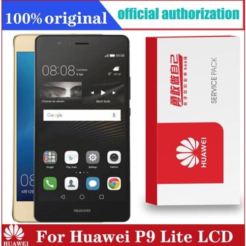 Original 5.2'' Display with Frame Replacement for Huawei P9 Lite LCD Touch Screen Digitizer Assembly VNS-L31 L21 L19