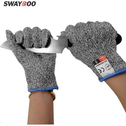 Swayboo Polyethylene Anti-cutting Grade 5 Food-grade Kitchen Slaughter Dipping Kite Fishing Stab-resistant Cut-proof Gloves