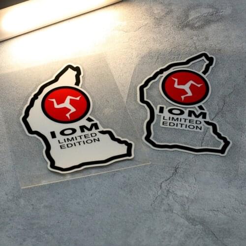 Warning Graphics GP Motor Auto Stickers for TT Isle of Man IOM Limited Edition Car Styling Vinyl Decals