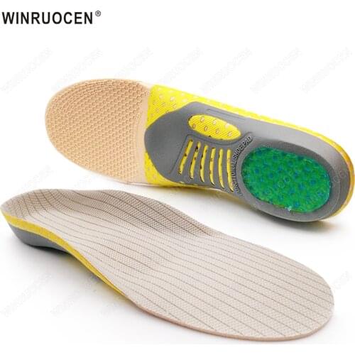 Premium Orthotic EVA High Arch Support Insoles 3D Cushion Inserts Flat Feet For Women / Men orthopedic Plantar Fasciitis Foot