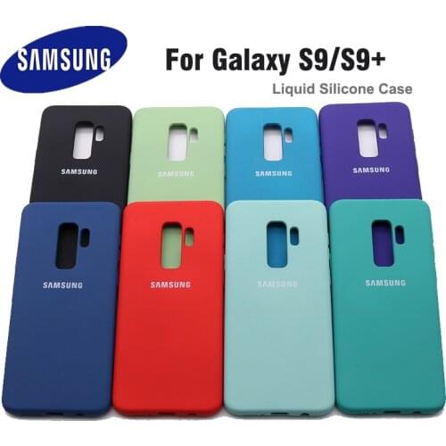 Samsung Galaxy S9/S9 Plus S9+ Silky Silicone Cover Soft-Touch Finish Back Protective Case For Samsung S9/S9plus