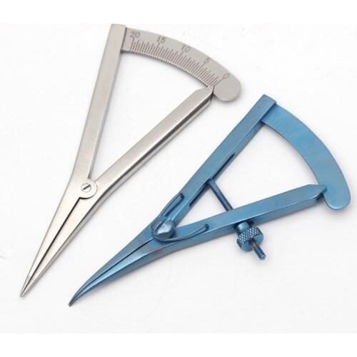 1pcs Castroviejo Calipers Eyelid Caliper Dental Surgical Instrument Ophthalmic Instrument