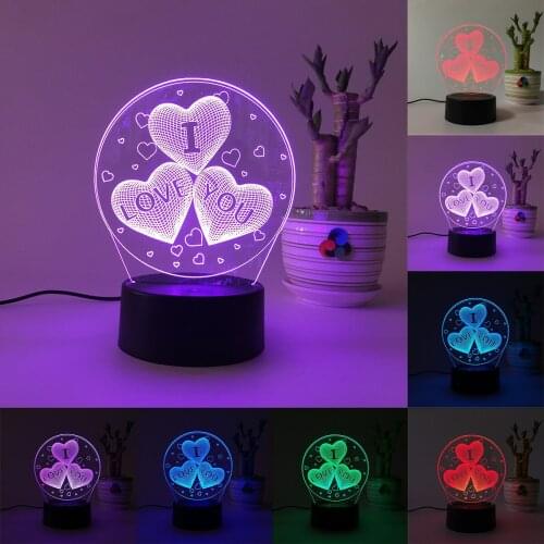 3D Night Light LED for Kids Bedside Gift Home Decoration Touch Switch Gaming Room Desk Setup Lighting 3D Night Lamp