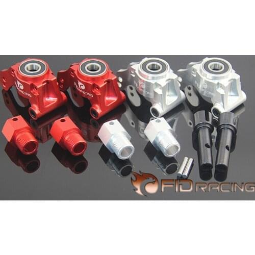 FID Alloy Rear Hub Carrier Wheel Steering Seat Axle Extender for 1/5 Scale RC Truck LOSI DBXL DBXL-E