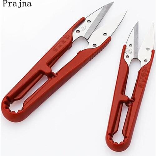 U shape Cutting Scissors Embroidery Thread Needlework Cross Stitch Scissors Yarn Stainless Steel Shears Accessories Cutter Tools
