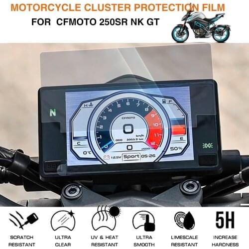 Motorcycle Cluster Scratch Protection Film Screen Protector For CFMOTO 250SR NK GT