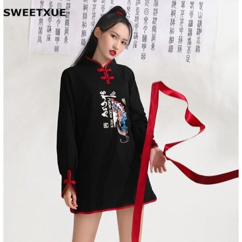 SWEETXUE Women Sweatershirt 2020 Plus Size Loose Long Sleeve Casual Fashion Pullover black Tops Outwear