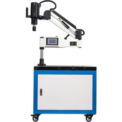 2019 High Quality 220V Vertical Electric Tapping Machine Arm Collet M3-M16 Motor With English Panel(Worktable not included)