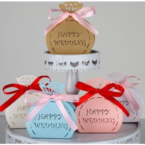 2021 Creative Candy Box Creative Gift Box Wedding Candy Box Wedding Party Scene Layout Decoration