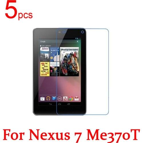 5pcs Ultra Clear/Matte/Nano anti-Explosion LCD Screen Protector Film Cover For ASUS Google Nexus 7 9 ME370T II 2013 Protective
