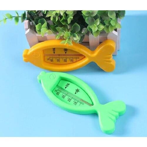 Child Safety Water Floating Temperature Bathtub Thermometer Baby Children Toy Fish-Shaped Bath Room Thermometer Water Toy