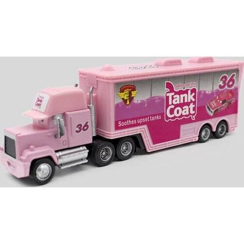 Disney Pixar Cars No.36 Mark Truck Tank Coat 1:55 Diecast Metal Alloy And Plastic Modle Car Toys Gifts For Children