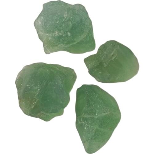 100g Natural raw green fluorite rough stone natural quartz crystals mineral energy stone for healing