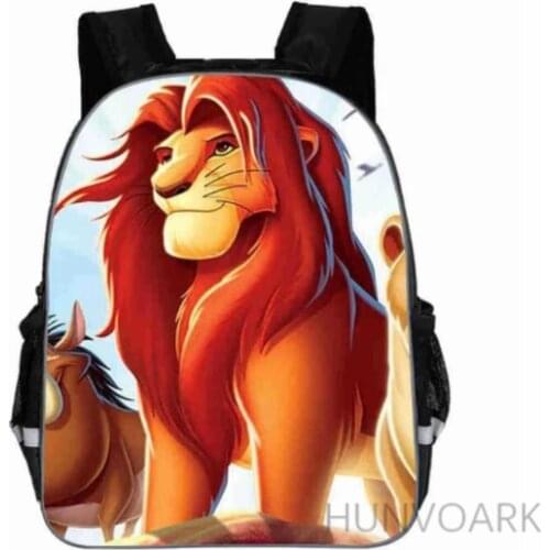 Disney Simba the Lion King 3d printed school bags 11/13/16 inch orthopedic backpack for boys and girls