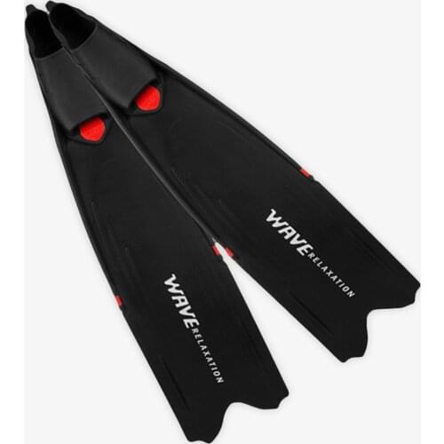 Adult Professional Swimming Fins Portable Scuba Diving Long Submersible Snorkeling Water Sports Silicone Dive Flippers Equipment