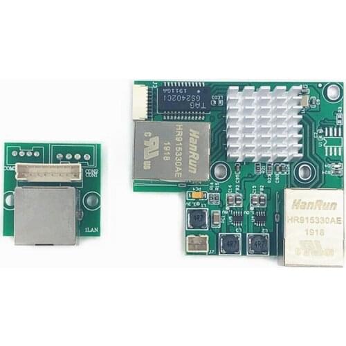 Industrial Ethernet Switch Module 3Ports Unmanaged10/100/1000mbps Celsius OEM Auto-sensing Ports PCBA board OEM Motherboard