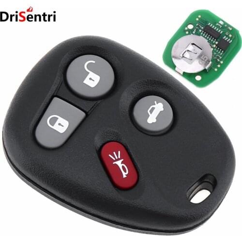 315MHZ Keyless Entry Remote Key Fob ABO1502T for Chevrolet / Impala / Monte / Carlo 2001-2005 Pontiac / Grand / Prix 2004