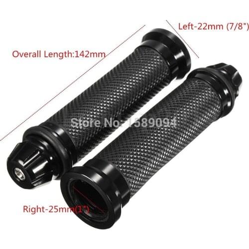 Universal Rubber Porous Carved Motorcycle Handlebar Grips Motorbike Handle Hand Bar for Honda Suzuki Kawasaki Yamaha 5 Color