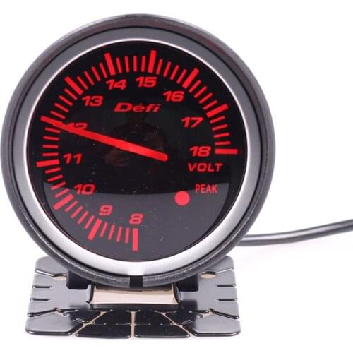 8~18V Defi BF Universal 60MM Black Face Car Meter Red & White backlight For Car Boat SUV BMW