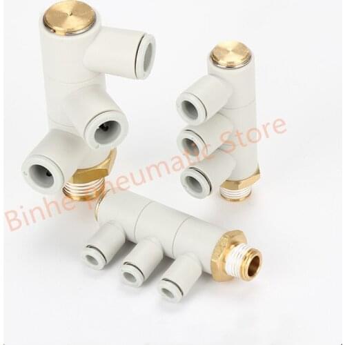 Outer Screw Straight Pipe Quick Insert Joint Pneumatic Components KQ2VT08-01AS/02AS/03AS/04AS,KQ2VT10-02AS/03AS/04AS