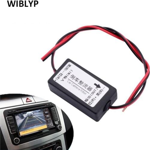 Rectifier DC 12V Power Car Rear View Camera Power Relay Capacitor Auto Car Camera Filter Relay Capacitor Filter Connector