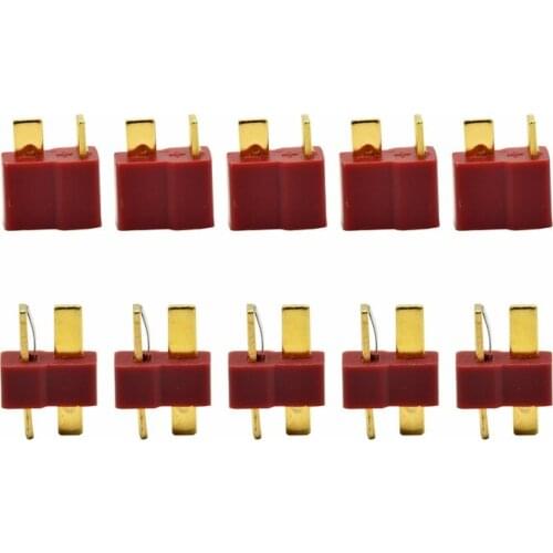 10PCS (5sets) Male/Female Dean Connector T plug For ESC RC Lipo Battery