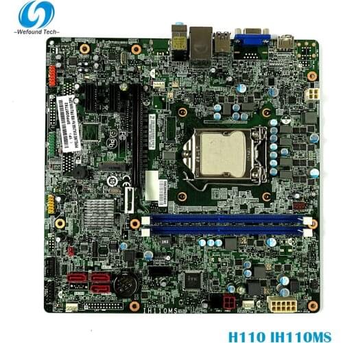100% Working desktop motherboard for H110 IH110MS LGA1151 DDR4 System Board Fully Tested