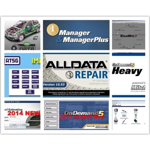 2021 All data 10.53(2014) Alldata and Software Mit..chell od5 2015V ElsaWin Vivid Workshop data ATSG 49in1 1tb hd Latest Version