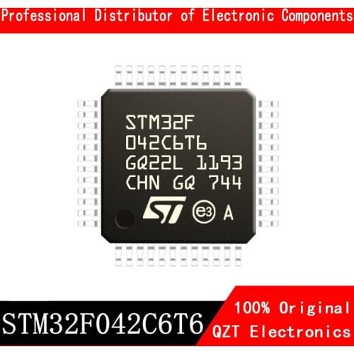 5pcs/lot new original STM32F042C6T6 STM32F042 LQFP48 microcontroller MCU In Stock
