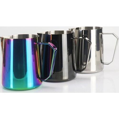 600ml/20oz Nonstick 304 Stainless Steel Milk Frothing Pitcher Espresso Coffee Craft Latte Cappuccino Cream Frothing Jug Pitcher