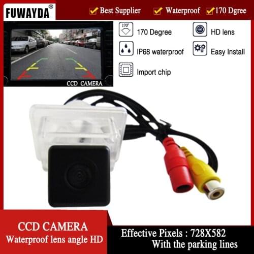 FUWAYDA CCD CAR REAR VIEW REVERSE Mirror Image With Guide Line CAMERA FOR Mercedes-Benz C E S CLASS CL CLASS W204 W212 W216 W221