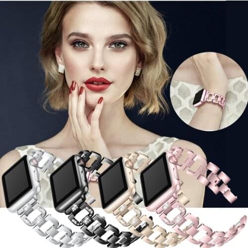 Stainless steel Strap For Apple watch 4 band 42mm 38mm iwatch 4 3 2 1 band 44mm 40mm metal strap bracelet Apple Watch Accessorie