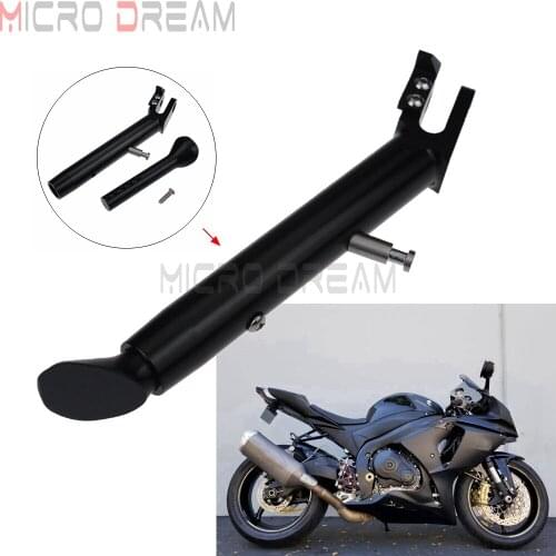 Black CNC Adjustable Kickstand Side Stand Support for Suzuki GSXR1000 GSX-R1000 GSXR 1000 2009-2013 2014 2015 2016
