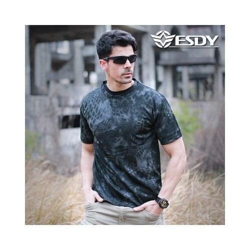 GHJQL Mens Camouflage T-Shirts