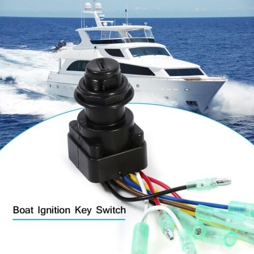Ignition Key Switch for Yamaha 40hp 60hp Outboard Motor 703-82510-43-00 Good Working Condition High Quality