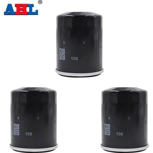 1/2/3pcs AHL Motorcycle Oil Filter For Polaris RZR 570 EPS LE 567 4 800 900 EPS 875 RANGER 900 CREW XP 875 SPORTSMAN 800
