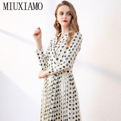 MIUXIMAO Summer Polka Dot Dresses