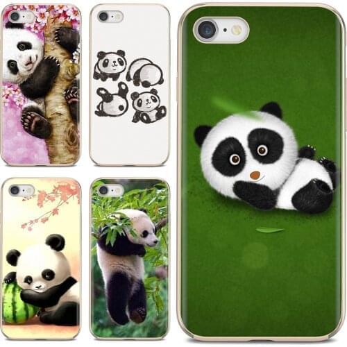 Soft TPU Covers For Samsung Galaxy A10 A30 A40 A50 A60 A70 a12 a31 a41 a51 a71 a20e a21s M30 Super Cute Panda Rolling