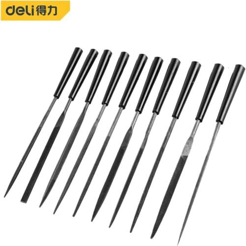 Deli Diamond Mini Needle File Set Handy Tools Ceramic Crafts DIY Wood Rasp File Needle Jewelry Polishing Carving Diamond File